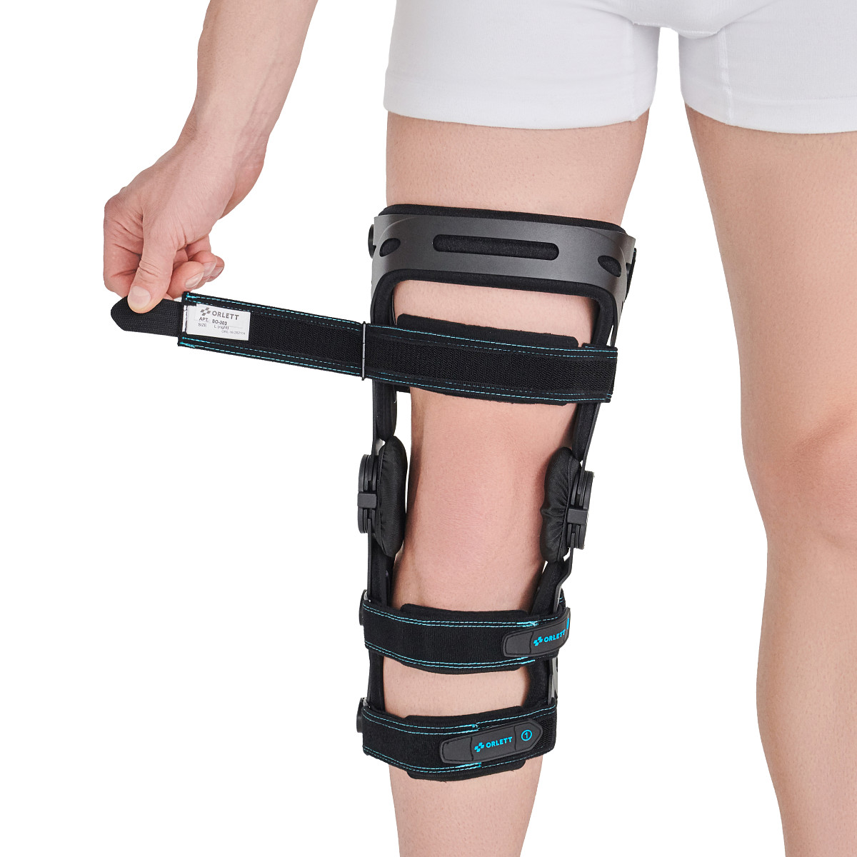 Ортез на коленный сустав SO-303 Правый Orlett, сильная фиксация купить в OrtoMir24